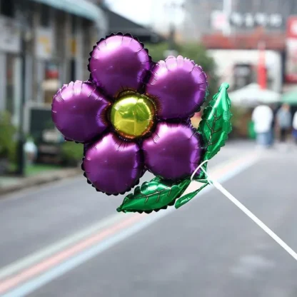 Baloane in forma de floare, 45 cm - imagine 6
