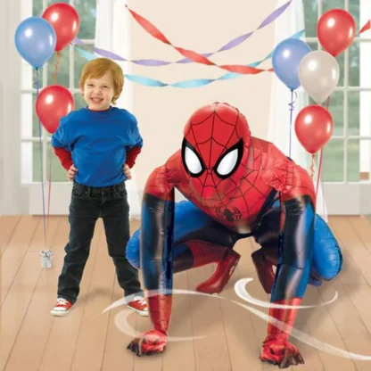 Balon Spiderman, 65x42cm 3D - imagine 2