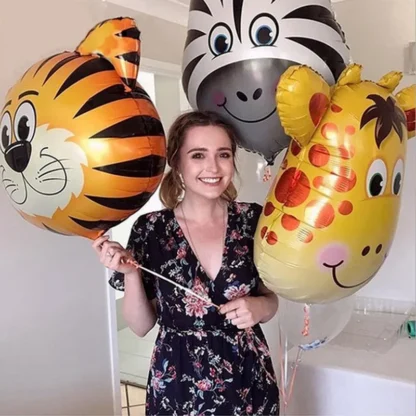 Balon cap Zebra, 55-65 cm - imagine 3