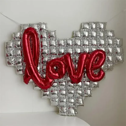 Baloane Love, multiple culori 100x60 cm - imagine 4