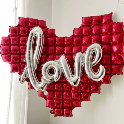 Baloane Love, multiple culori 100x60 cm - imagine 5