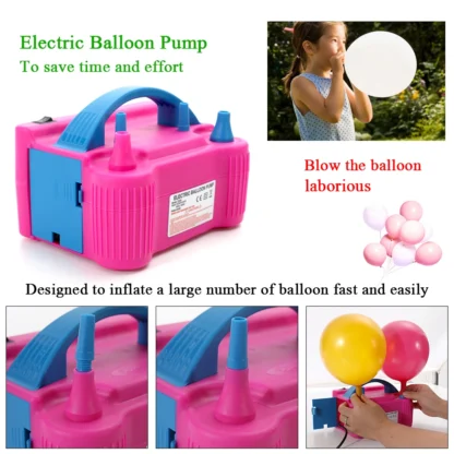 Pompa electrica pentru umflarea baloanelor - imagine 4