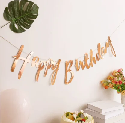 Ghirlanda decorativa Happy Birthday - imagine 9