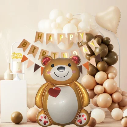 Balon figurina Ursulet, 68x90cm - imagine 5