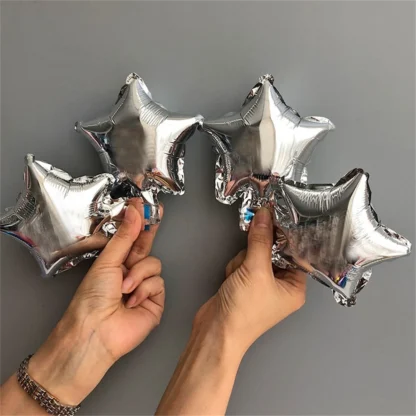 Baloane in forma de stelute, 12 cm - imagine 8
