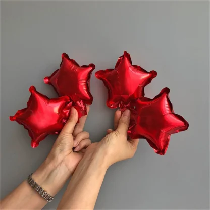 Baloane in forma de stelute, 12 cm - imagine 4