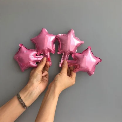 Baloane in forma de stelute, 12 cm - imagine 5