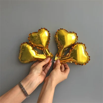 Baloane in forma de inimioare, 12 cm - imagine 7