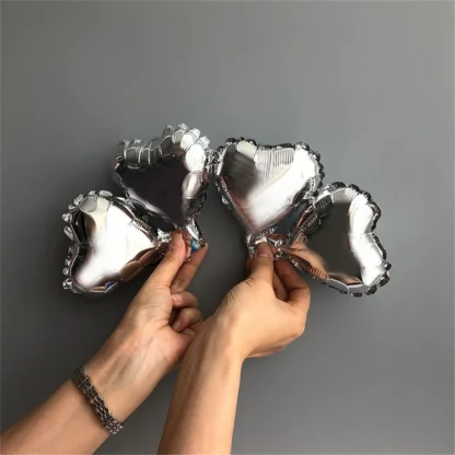 Baloane in forma de inimioare, 12 cm - imagine 8