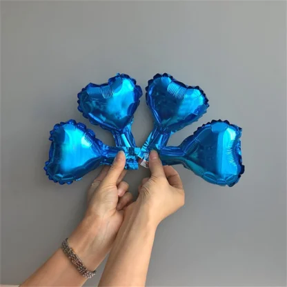 Baloane in forma de inimioare, 12 cm - imagine 6