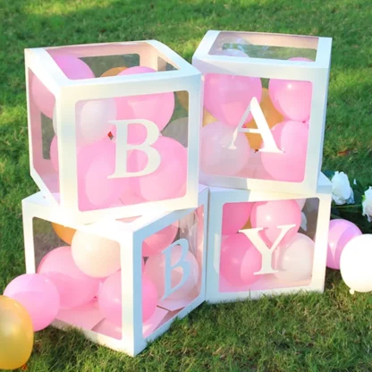 Set 4 cutii culoare alba, Baby - imagine 7