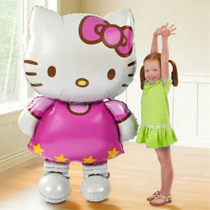 Balon folie figurina Hello Kitty, 68 cm - imagine 2