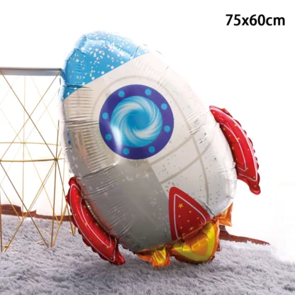 Balon folie figurina Racheta, 64 cm - imagine 5