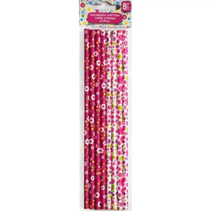 Set 8 paie cu floricele