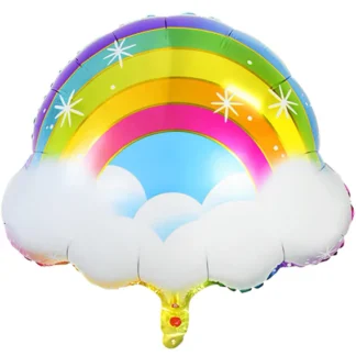 Balon folie Curcubeu, 60x60cm