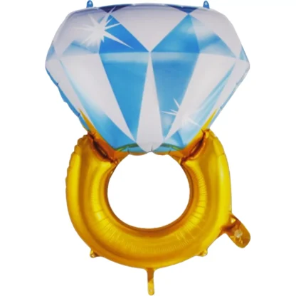 Baloane folie Inel Diamant, 48x72cm - imagine 4