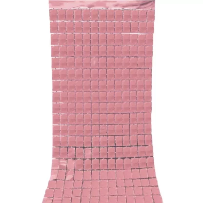 Perdele decorative, model cu patratele, 200 x 100 cm - imagine 4