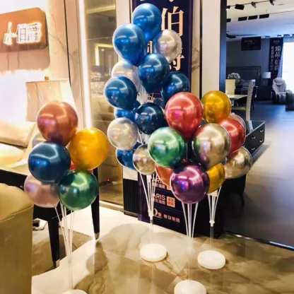 Suport cu 13 bete baloane folie si latex, 1.3 m - imagine 4