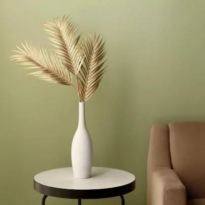 Frunze artificiale decorative model Palmier, auriu - imagine 4