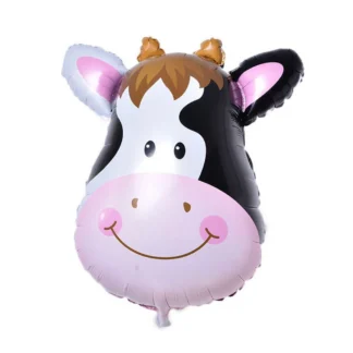 Balon folie cap Vacuta, 55 cm