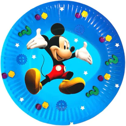 Set 10 farfurii Mickey, 18 cm