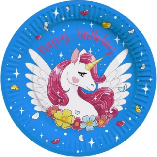 Set 10 farfurii Unicorn, model 3