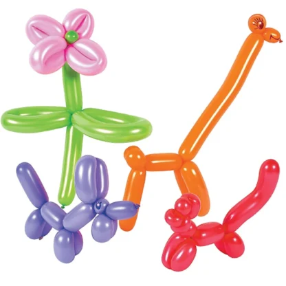 Set 10 baloane modelabile, culori mixte 100 cm - imagine 3