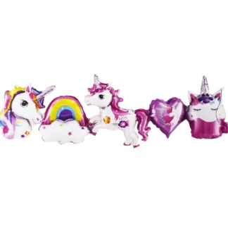 Balon folie tip ghirlanda Unicorn, 103 cm