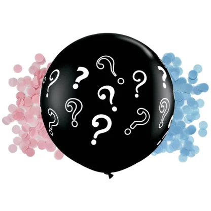 Balon latex Gender Reveal, model Picioruse, 60 cm - imagine 4