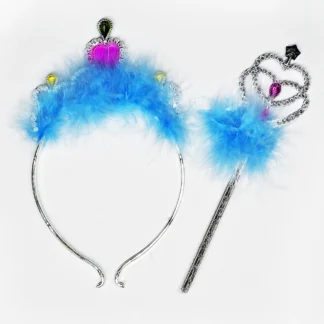 Set coronita Princess, albastra