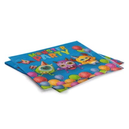 Set 12 servetele Monsters Inc.