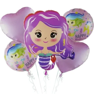 Set 5 baloane folie Sirena
