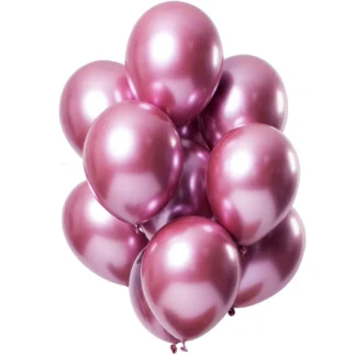 Baloane latex cromate, de 25 cm