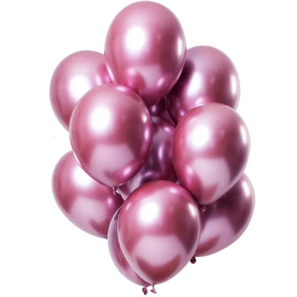Baloane latex cromate, de 25 cm