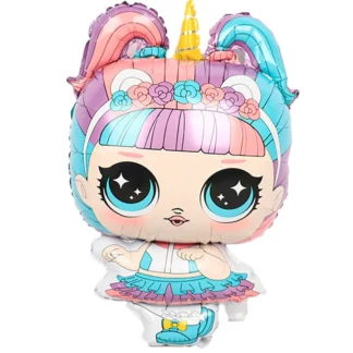 Balon folie figurina Lol, 80 cm, cod 1372
