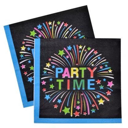 Set 20 servetele Party Time 33 x 33 cm