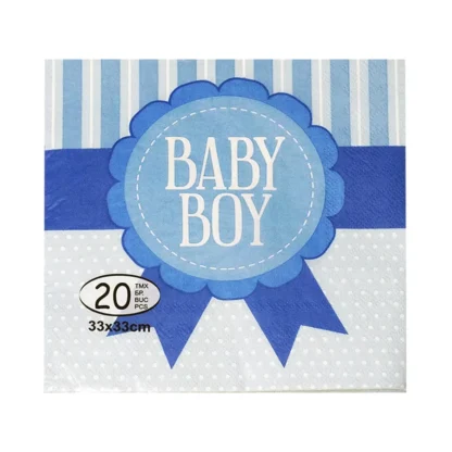Set 20 servetele Baby Boy