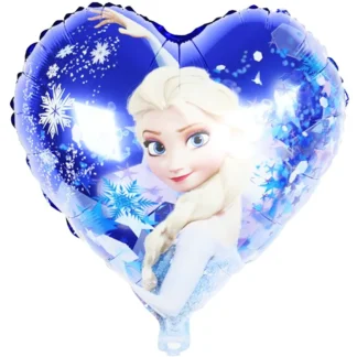 Balon folie Frozen, inimioara, 45 cm