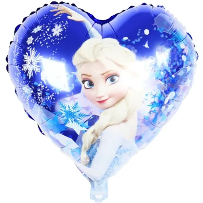 Balon folie Frozen, inimioara, 45 cm