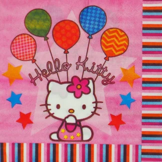 Set 20 servetele Hello Kitty