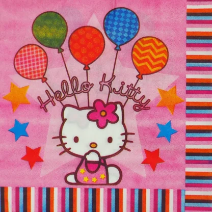 Set 20 servetele Hello Kitty