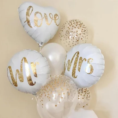 Balon folie Mr., rotund, 45 cm - imagine 2