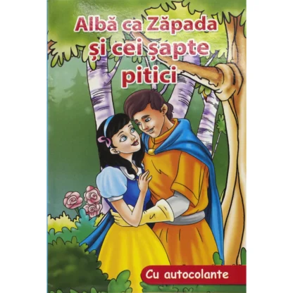 Carte povesti Alba Ca Zapada Si Cei Sapte Pitici cu Autocolante