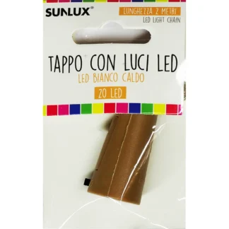 Fir cu lumini led si intrerupator in forma de dop de sticla 2 m