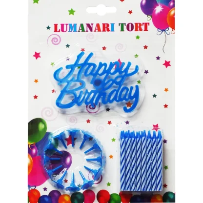 Set 24 lumanarele Happy Birthday - imagine 2