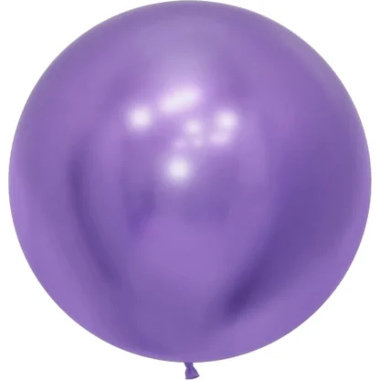 Balon latex Jumbo Mov Cromat, rotund, 90 cm, cod culoare #110