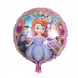 Balon Printesa Sofia, rotund, 45 cm