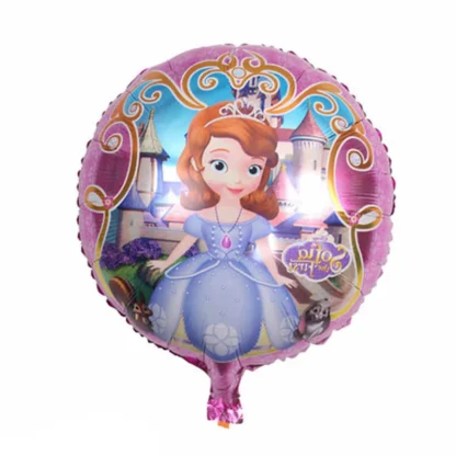 Balon Printesa Sofia, rotund, 45 cm