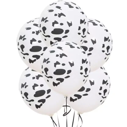 Set 10 baloane latex, model Vacuta, 30 cm