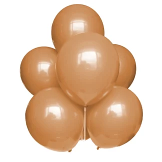 Set 10 baloane latex, Maro, 25 cm, cod culoare #061